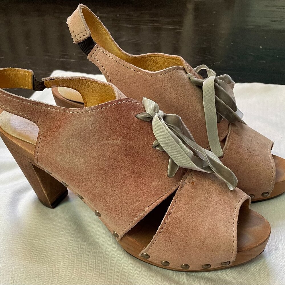 Pink Suede Dansko Slingback